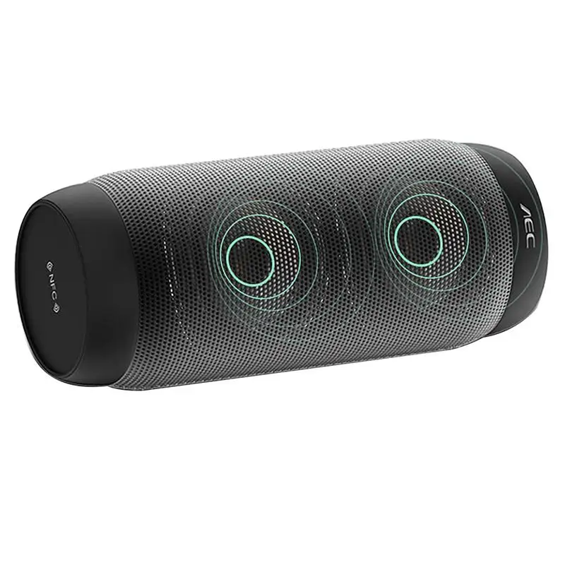 Bluetooth Колонка AEC BQ 615 PRO с цветными светодиодными лампами Hi Fi стерео беспроводная