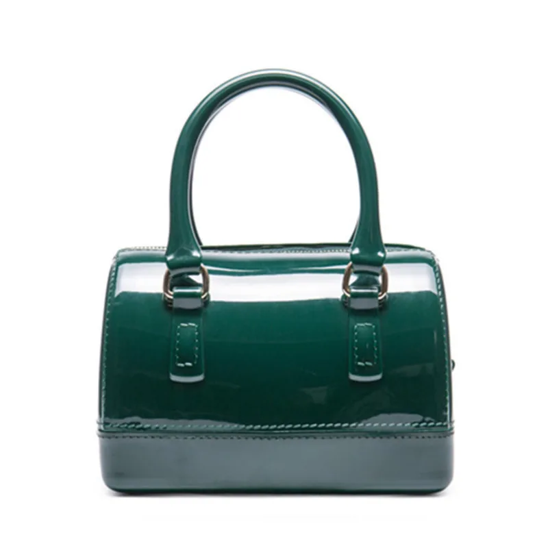 

Medium Size kids pillow shoulder jelly bag candy Mini women messenger handbags silicon colorful tote beach bags bolsa feminina