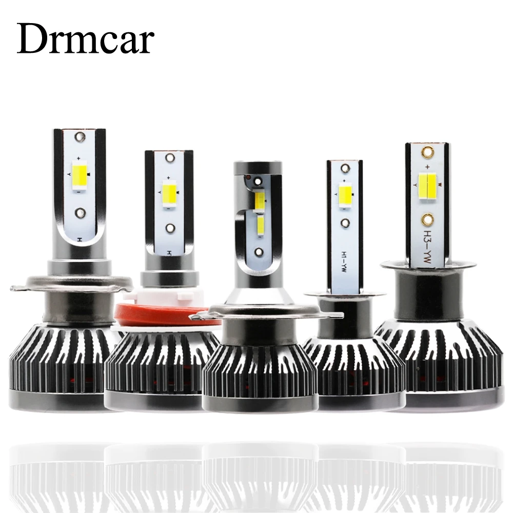 

2X K1 H4 H7 9012 H16 H8 60W 7200Lm Auto Led Front Bulb Automobile Headlamp Fog Light 6000K Car ing HID Blubs