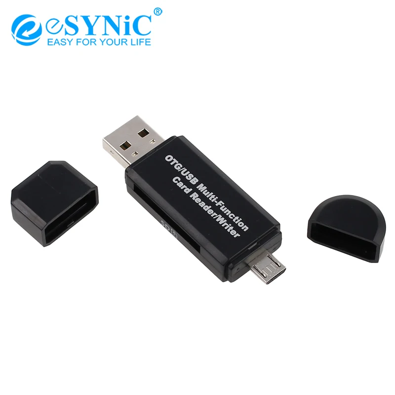 ESYNiC 4 in1 OTG/TF/SD кард-ридер с микро-зарядка через usb Порты и разъёмы для смартфона