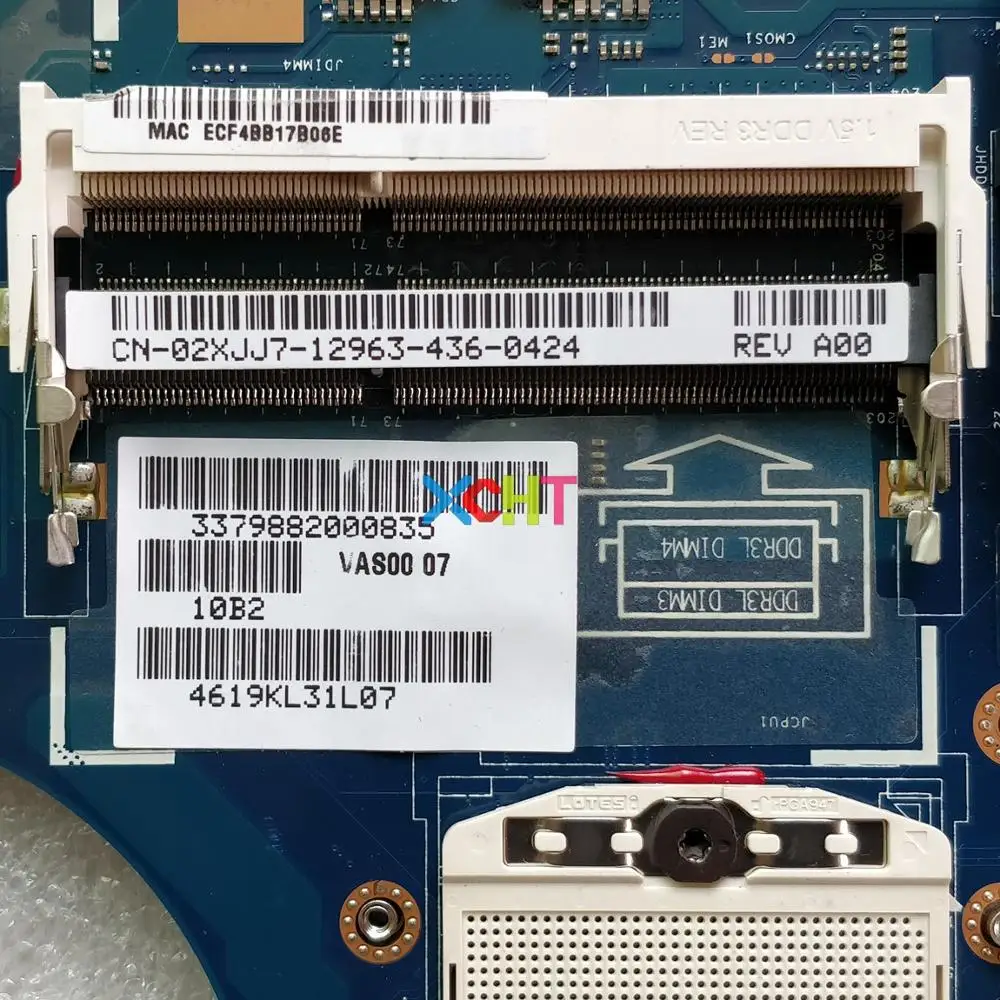لديل من Alienware M17X R5 CN-02XJJ7 02XJJ7 2XJJ7 LA-9331P محمول اللوحة اللوحة اختبار