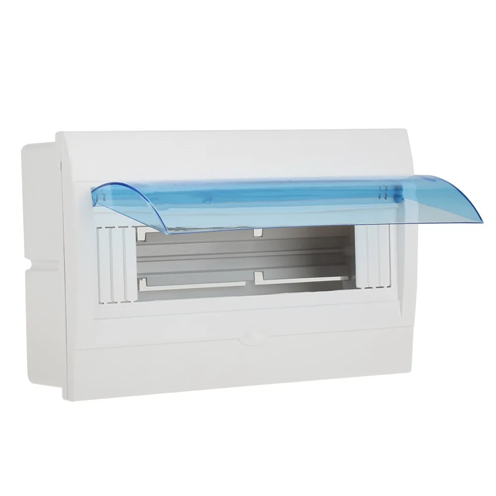 

1pc Plastic Distribution Protection Box For 9-12 Ways Circuit Breaker Indoor On The Wall Electrical Equipment Breaker