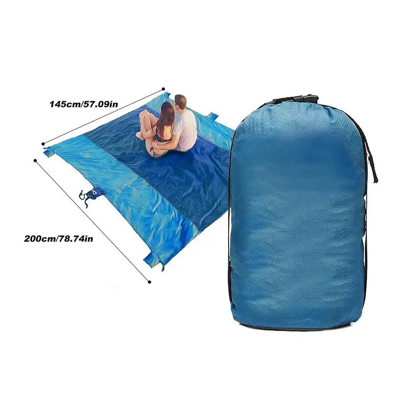 للماء طلاء في الهواء الطلق خفيفة للغاية طوي المحمولة الشاطئ حصيرة في الهواء الطلق سجادة للرحلات الشاطئ حفرة التخييم حصيرة لأغراض مختلفة