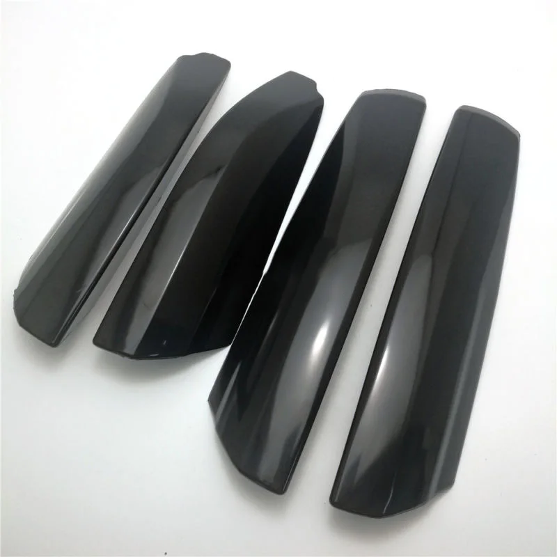 

Glossy Black Roof Rack Rails End Cover Shell 4pc For Toyota Highlander 2008-2013