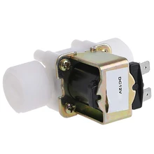 Пластиковый электромагнитный винт для воды 12 в 24 В 220 В Электрический магнитный DC N/C воздушный Впускной поток Запчасти для переключателя