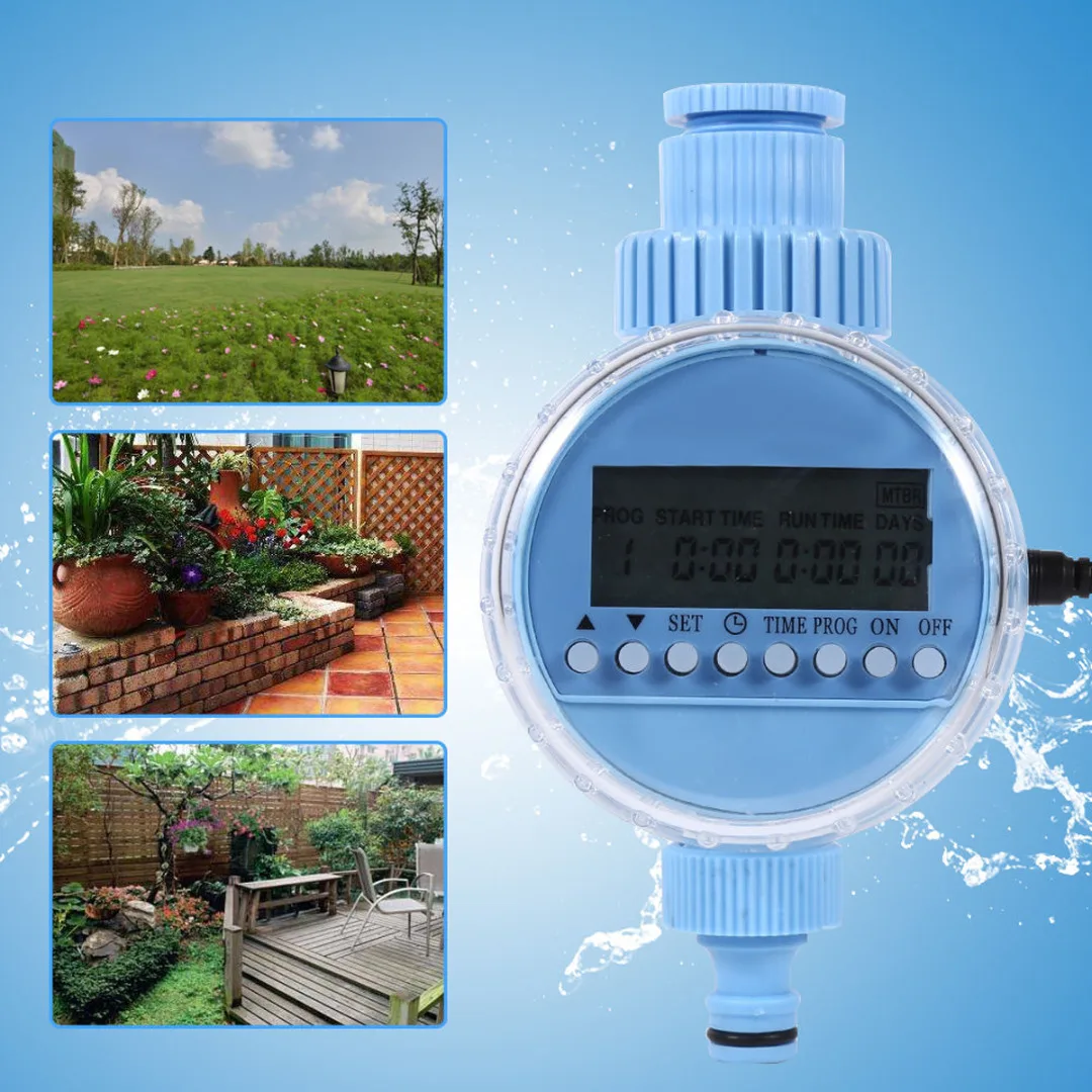 JX-LCLYL AC мощность автоматический таймер воды садовый шланг контроллер для разбрызгивателей для орошения
