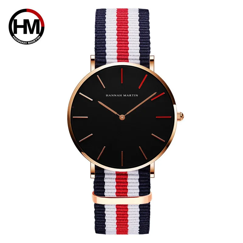 

Hannah Martin Women Men Watches Top Brand Luxury Famous Dress Fashion Watches Unisex Ultra Thin Wristwatch Relojes Para Hombre