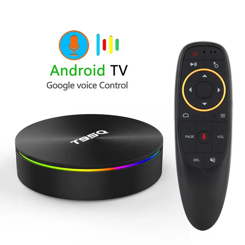 T95Q TV Box S905X2 Android 8.1 4G/64GB Smart Network Player With Bluetooth Voice Remote Control Set Top Box