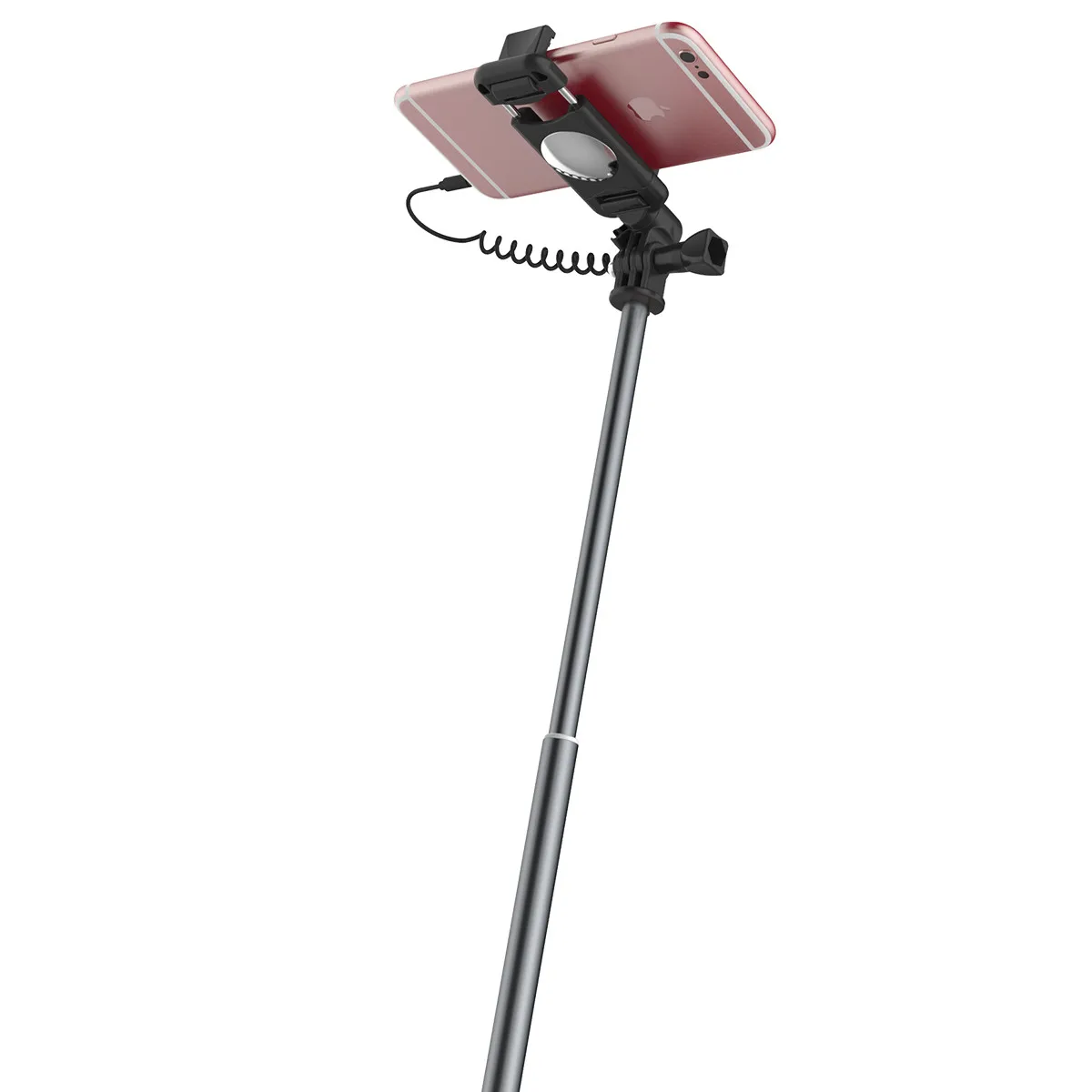 

Bakeey phone Self Stick 3.5mm Cable Remote Control Self-portrait Monopod Extendable Selfie Handheld Stick for iPhone/Samsung