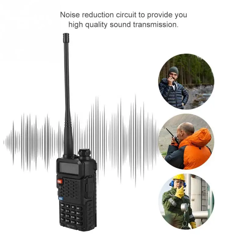 Портативная рация UHF VHF двухдиапазонный открытый дальний приемопередатчик 100 240 В