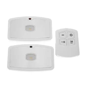 

2019 NEW 2pcs LED Remote Night Lights Bedroom Wall Bedside Dimming Wireless Lamp