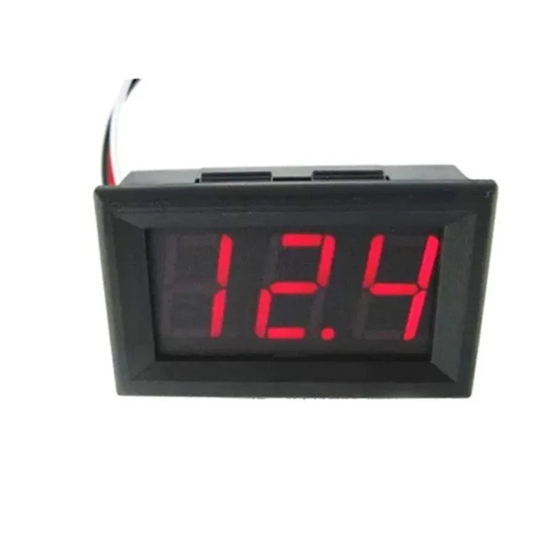 Цифровой мини вольтметр амперметр 0 56 дюймов DC 4 5 V 30V инструмент 2 провода