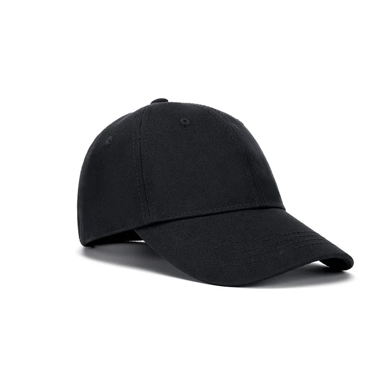 Одноцветная шляпа от солнца для взрослых и детей, женская и мужская хлопковая бейсбольная кепка, размер 54-56 см