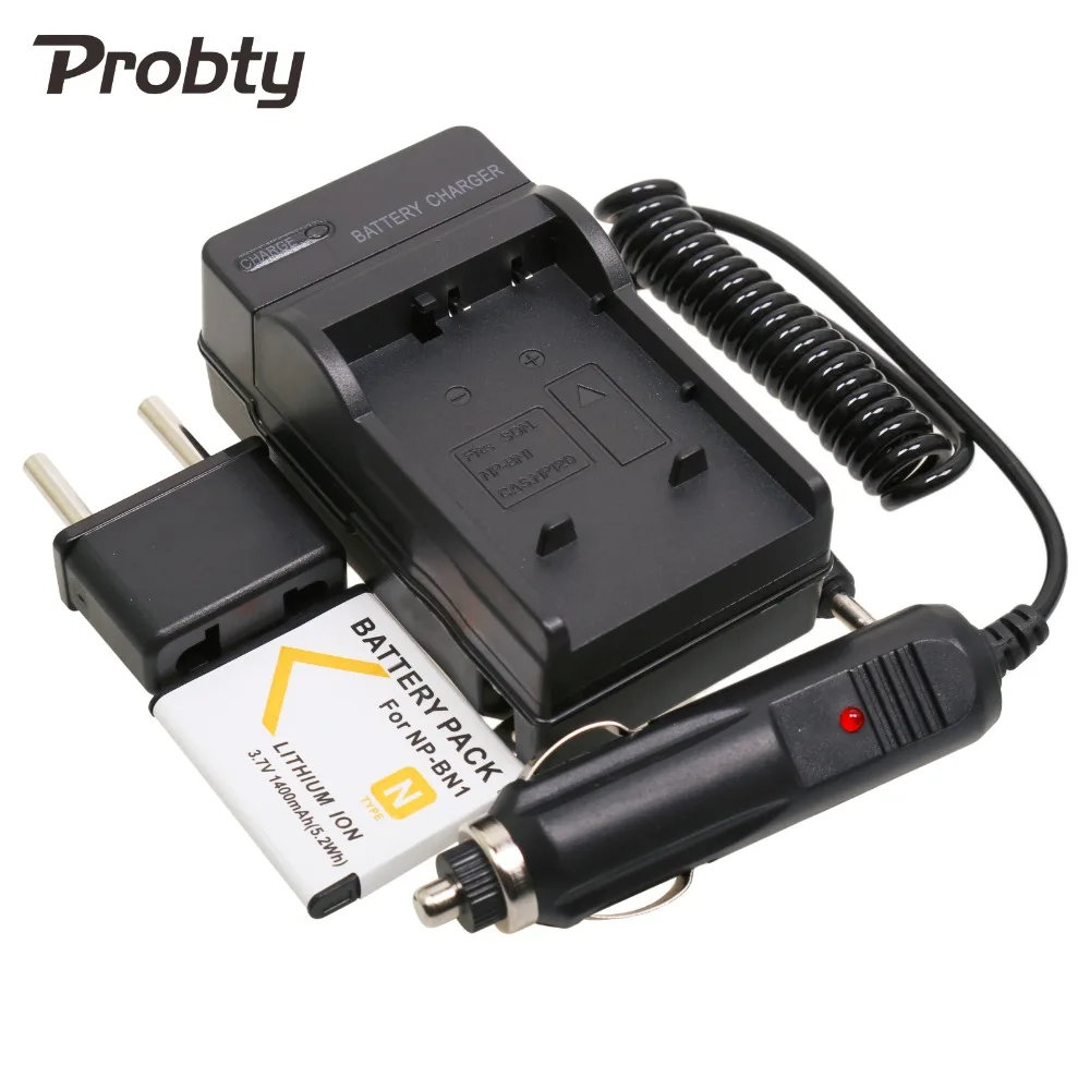 Probty NP-BN1 NPBN1 аккумулятор камеры + зарядное устройство для DSC-W520 W620 W670 W690 TX20D tx9 W350 W320