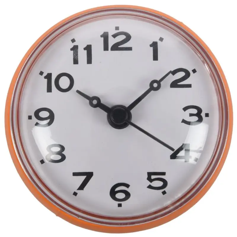

2.75 inch Waterproof Kitchen Bathroom Bath Shower Mirror Clock Suction Sucker Wall