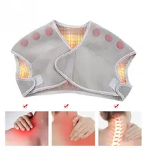 Поддерживающий корсет на плечо Регулируемый турмалиновый самонагревающийся магнитный терапевтический плечевой коврик для защиты от боли