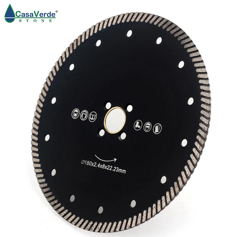 Free shipping DC CRTB04 7 inch circular diamond saw blade 180mm for