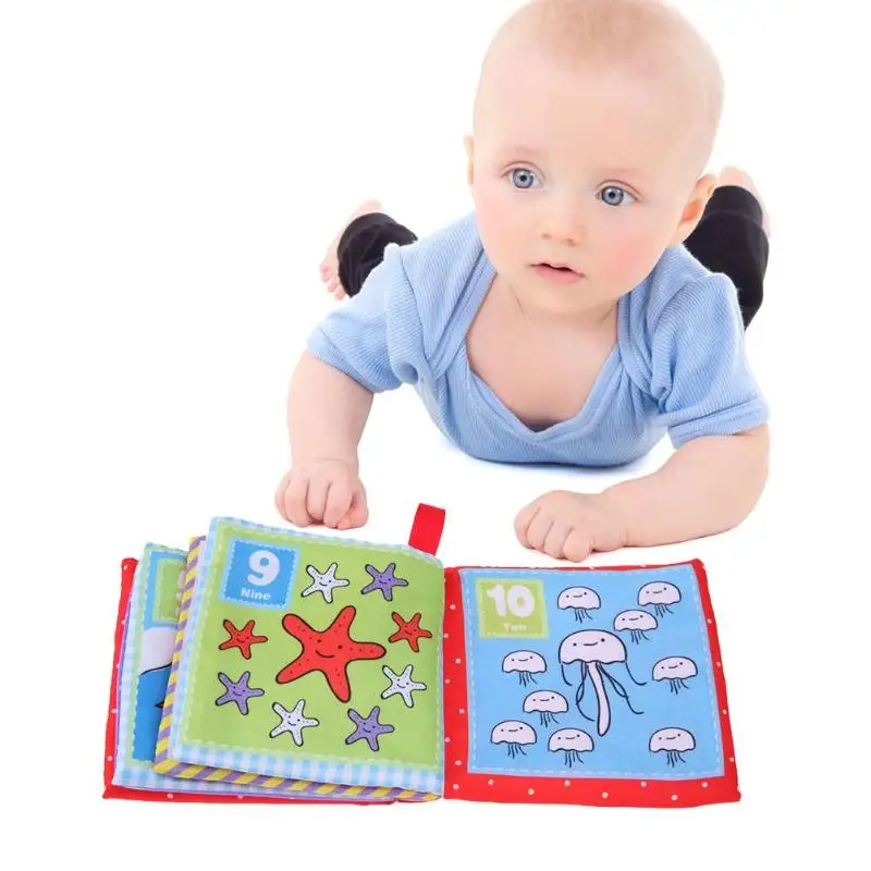 

0-36 Months Baby Toys Soft Cloth Books Rustle Sound Infant Educational Stroller Baby Rattle Toy Newborn Crib Bed Baby Toys