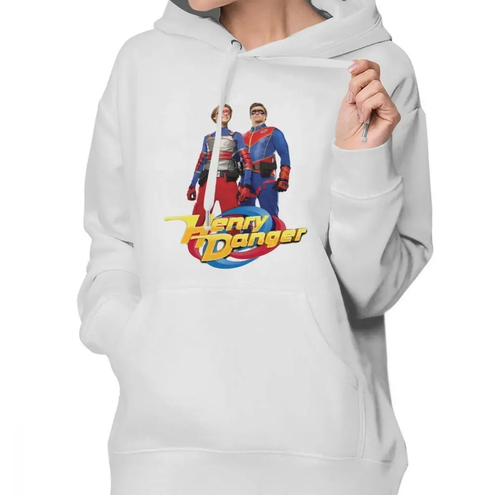 Худи Henry Danger, худи Henry Danger Heroes, сексуальные толстовки с принтом, женские синие хлопковые большие размеры, пуловер с длинным рукавом, худи