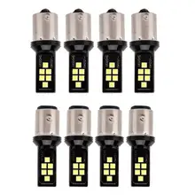 4pcs12SMD 12V 1156/1157 LED Branco Luzes de Freio Do Carro de Parada Vire Sinal de Inversão de Backup Lâmpada de Luz Acessórios Do Carro
