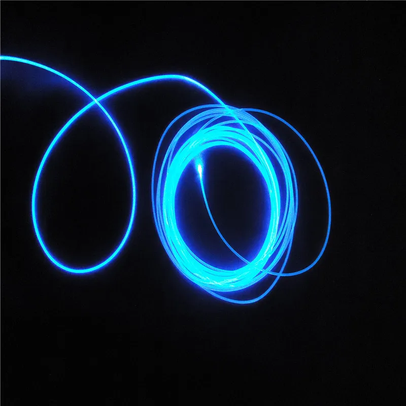 

Free shipping 100M length high-quality 2.0mm side glow optic fiber