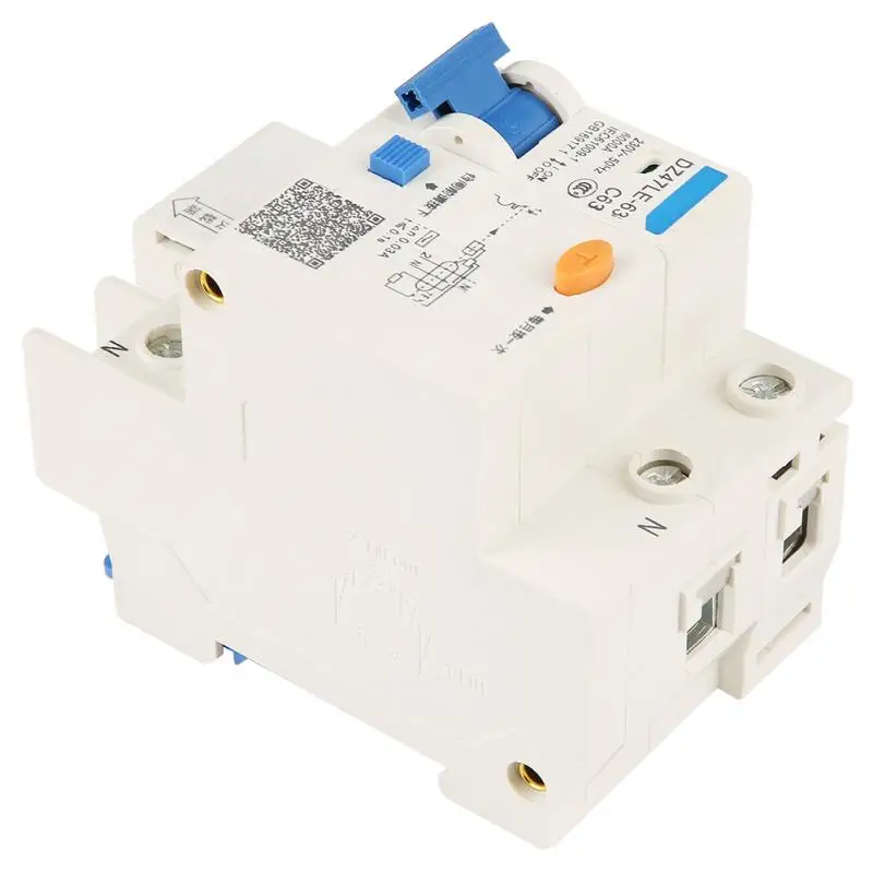 DZ47LE 63 1P + N C63 RCCB автоматический выключатель остаточного тока 230V 63A 30mA Мини