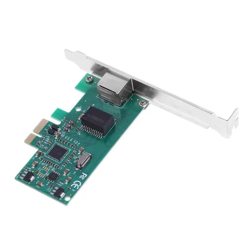 Самоадаптивный Gigabit Ethernet PCI E плата сетевого контроллера Lan адаптер|Сетевые карты|