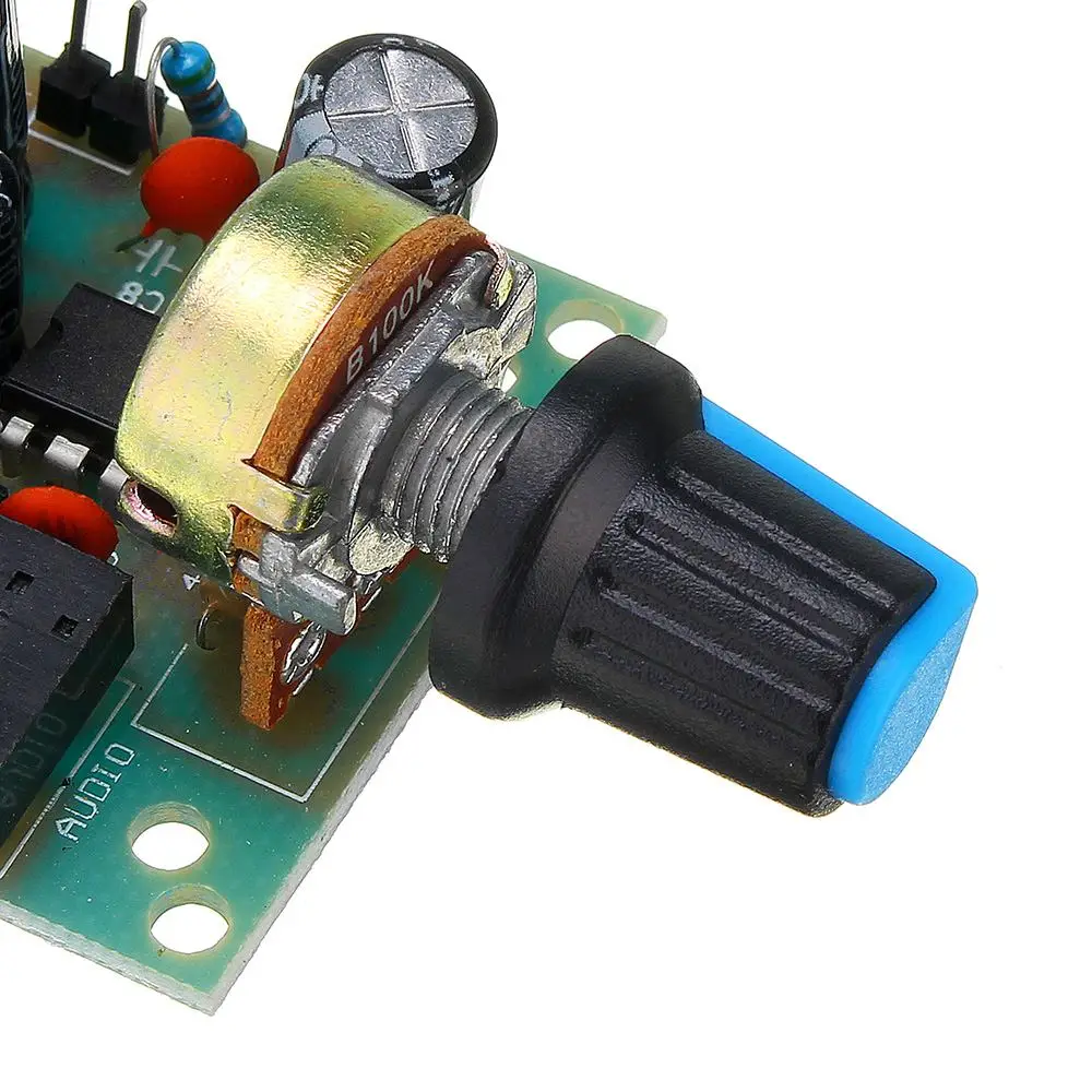 Мини усилитель CLAITE LM386 DC 3 В до 12 Плата усилителя сигнала модуль для