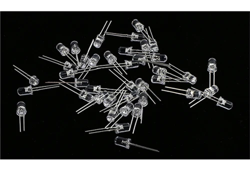 100PCS LED Diodes Straw Hat Lot Light DIY Bulb 3MM 5MM Urtal Bright White Round Top Emitting