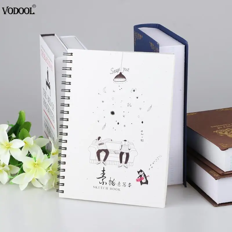 

32 Sheets 16K Sketchbook Sketch Book Blank Paper Drawing Painting Graffiti Memo Notebook Office School Stationery Art Supplies