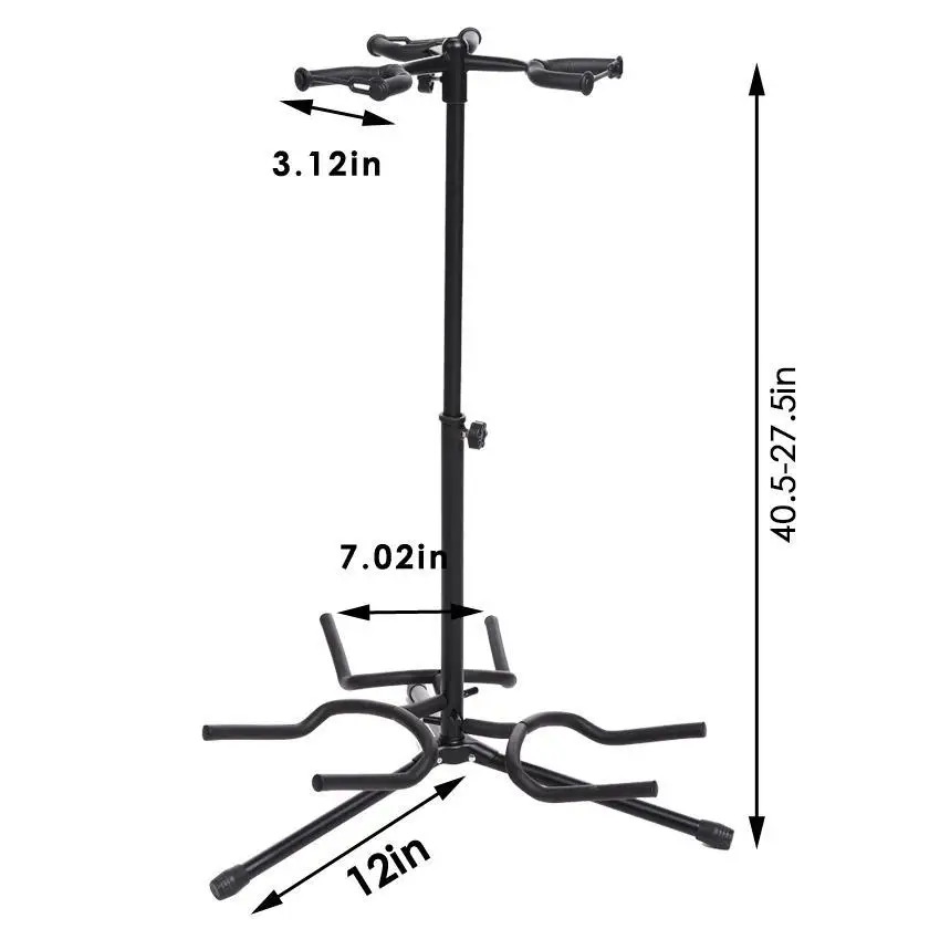 Универсальная подставка для гитары, черный складной штатив, стойка для акустической классической электрогитары, подставка и держатель для басов