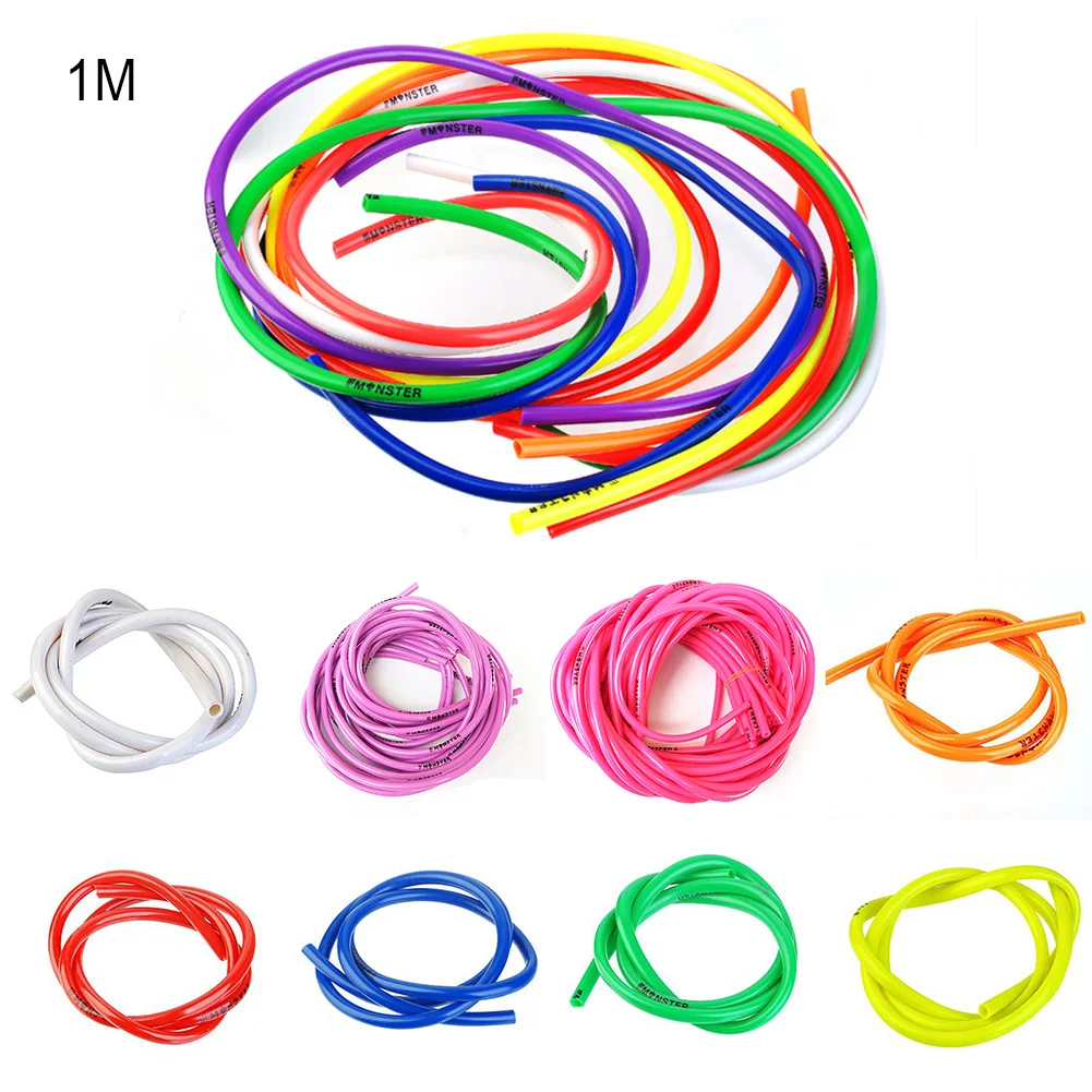 

Sdkmah9 Universal Motorcycle Bike 1M Petrol Fuel Hose Gas Oil Tube for Motorcycle Bike (1M,Purple)(Orange)