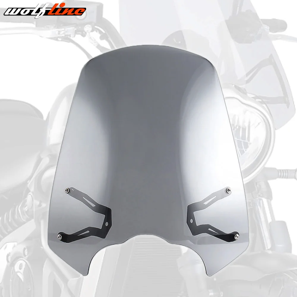 

New Generation Windscreen Kawasaki Vulcan S VN650 2015-2018 VN 650 2016 2017 2018 Windshield Wind Deflectors Clear / LightSmoke