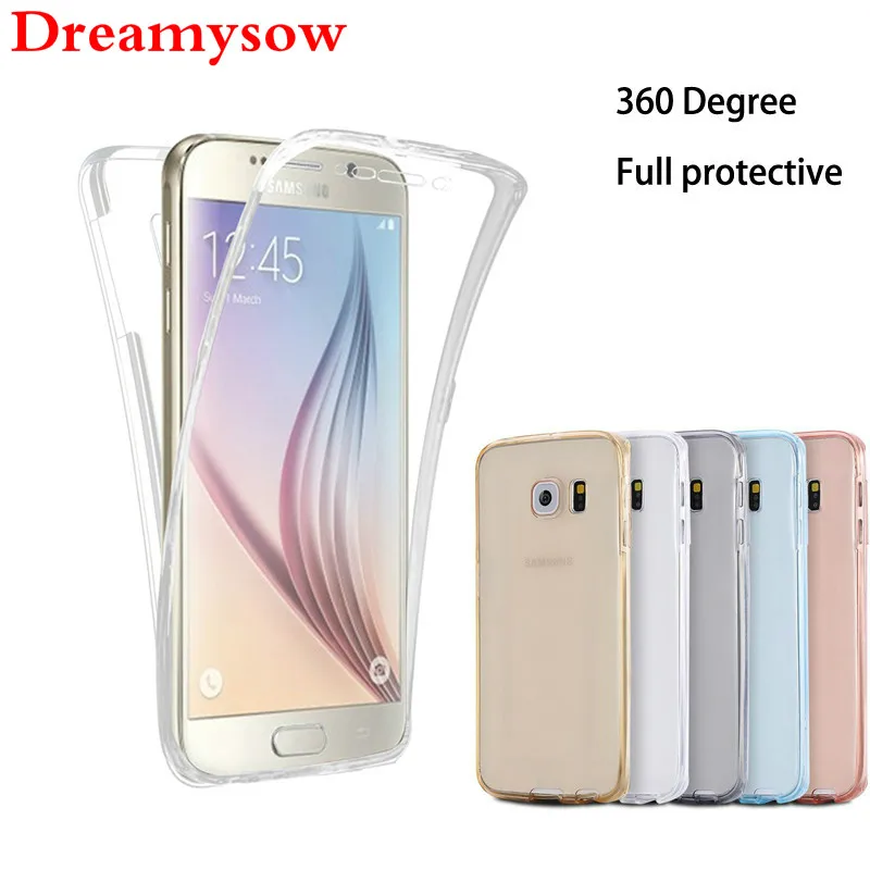 

360 Protective Clear Soft Phone Case For Samsung Galaxy Note9 8 A6 A8 Plus J6 J4 J8 2018 A3 A5 A7 J5 J7 2016 2017Full Cover Case