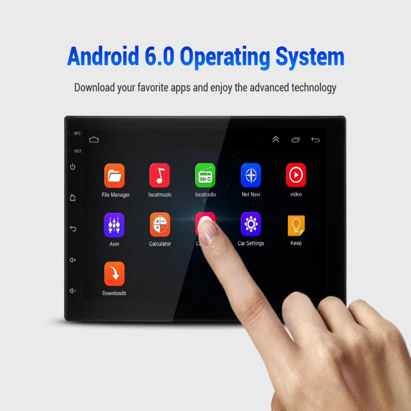 

Clearance! Universal 7 inch WiFi Car Multimedia Player 2 Din Android 6.0 Bluetooth MP5 Player GPS Navigation FM Radio