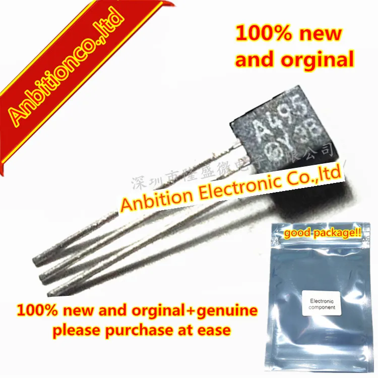 10 шт. 100% Новый оригинальный A495 2SA495 PNP TO 92 MOS SILICON EPITAXIAL в наличии|Комплекты