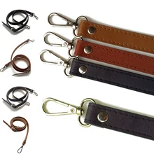 120CM Fashion Bag Strap Women Adjustable Handbag DIY Handle PU Leather Strap Belt Buckle Crossbody Bag Belts Solid Color Strap pu leather print strap stitching crossbody bag