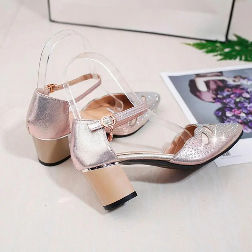 Женские жемчужные сандалии Chaussures Femme Ete повседневные однотонные лоферы на