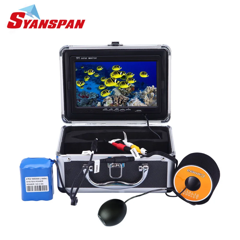 Syanspan Infrared Underwater Fish Finder Video Camera For Fishing 7"tft