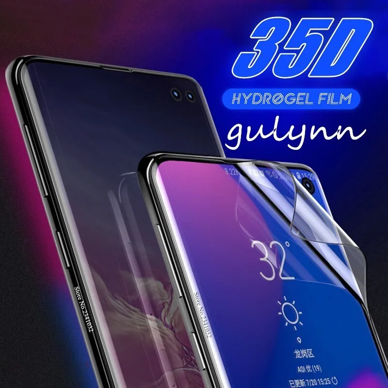 Full Cover Hydrogel Film For Samsung Galaxy M 10 20 30 New 35D Screen Protector A 40 50 60 70 80 90 A01 | Мобильные телефоны и