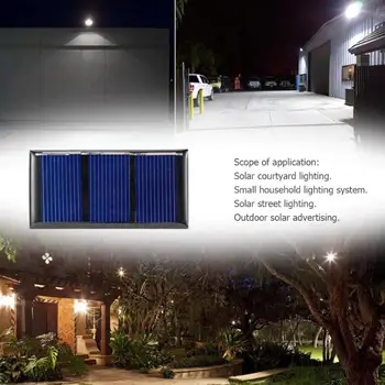 

Solar Cell Module DIY Solar Panel Charger 0.2W 1.5V Polycrystalline Silicon 60*30mm Solar battery Charger for 1.2V Battery