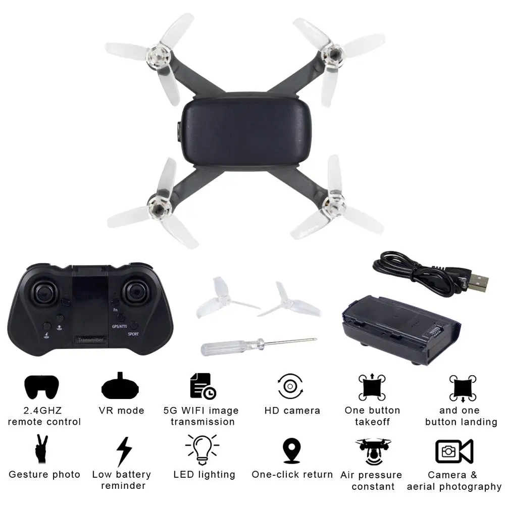 LeadingStar бесщеточный Радиоуправляемый квадрокоптер 913 GPS Wi Fi FPV 1080P HD камера режим