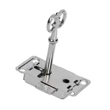 3 pçs/set Bloqueio Clássico Restaurar Antigo Gaveta Hardware Móveis Armário de Jóias Corpo Do Fechamento Da Gaveta de Bloqueio com Chave