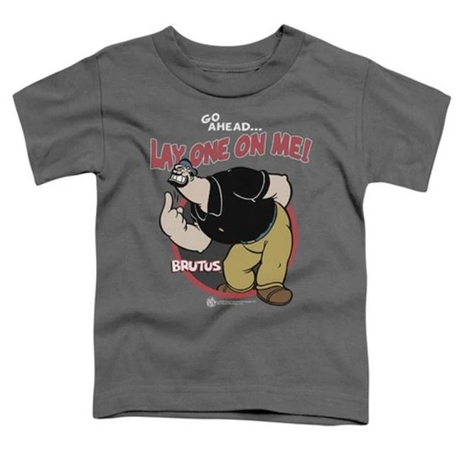 Trevco Popeye Lay One On Me с коротким рукавом Футболка для малыша Charcoal Small 2 T|Платья| |