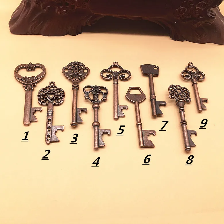 

Free Shipping Retro Bottle Openers Key Shape Bottle Openers Beer Wine Bottle Opener Keychain Ring Open Bar Drinking Accessories