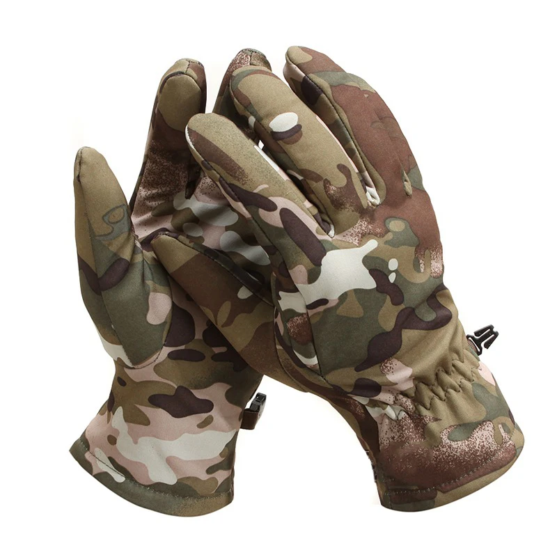 Наружные мужские тактические перчатки полный палец перчатки камуфляж Военные перчатки скорость сухой анти-скользкий ветрозащитный