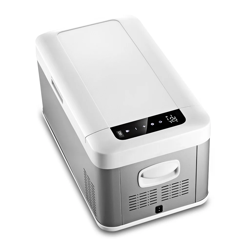 18L AC / DC Portable Car Refrigerator Quick Refrigeration Fridge 2 Chambers Refrigeration Freezing for Car Home Picnic Camping 18L AC / DC Portable Car Refrigerator Quick Refrigeration Fridge 2 Chambers Refrigeration Freezing for Car Home Picnic Camping