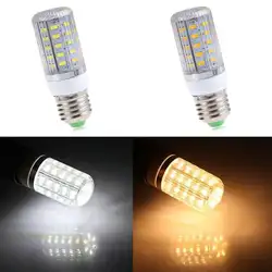 E27 10 Вт 48SMD 5730 5630 свет светодио дный кукурузы лампа Теплый Холодный белый w/Крышка