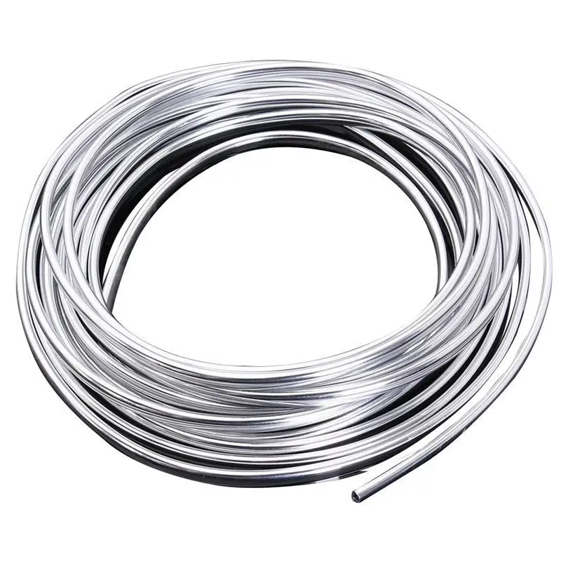 

2M/4M Car Styling Car Decorative Strip U-Shaped Interior Mouldings Decorative Filler (Silver)