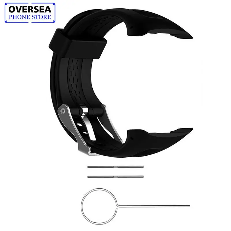 

Sports Watch Silicone Watch Strap For Garmin Forerunner 10 15 GPS Running Watch Small / Large With Tools